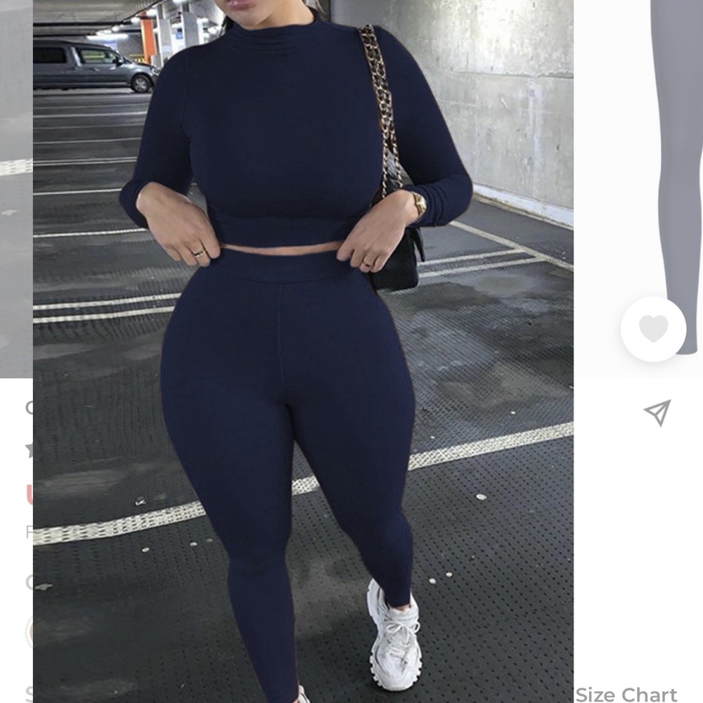 Dark navy blue set